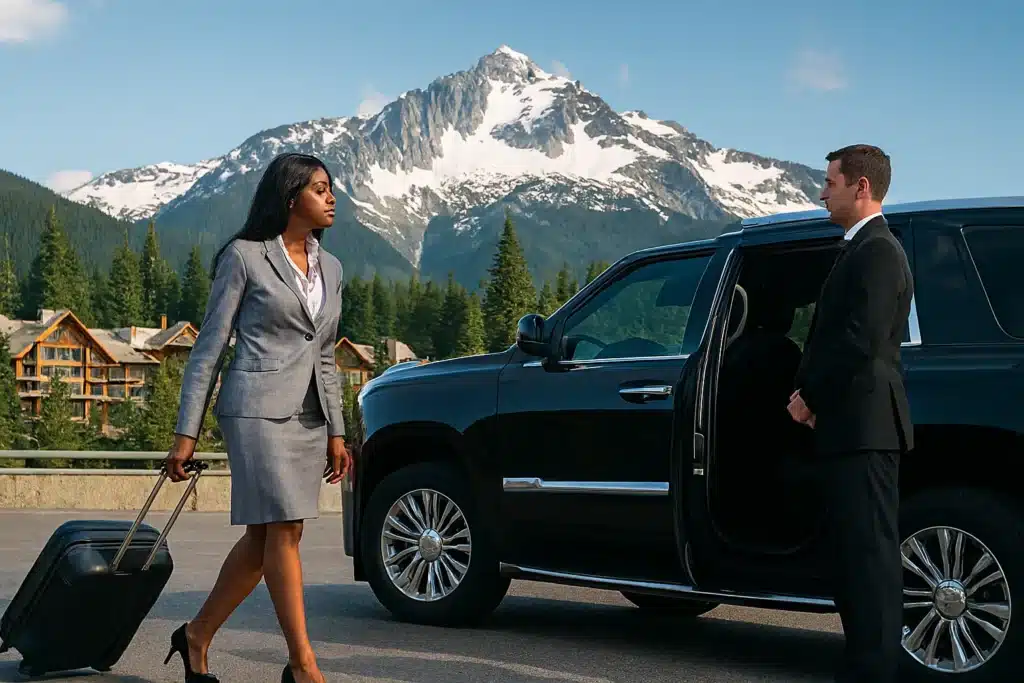 Luxury chauffeur service Whistler -Goldstar Limo